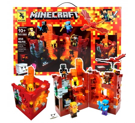 Կոնստրուկտոր " Minecraft " 856 դետալ 