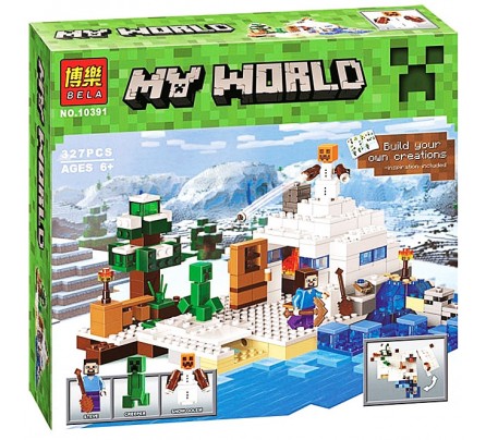 Կոնստրուկտոր " Minecraft MY WORLD " 327 դետալ 