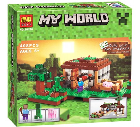 Կոնստրուկտոր " Minecraft MY WORLD " 408 դետալ 