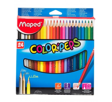 Գունավոր մատիտ Maped 24 գույն