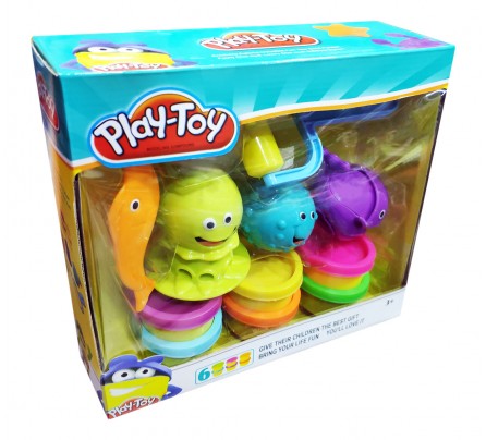 Ծեփամածիկի հավաքածու " Play Toy " 6 գույն