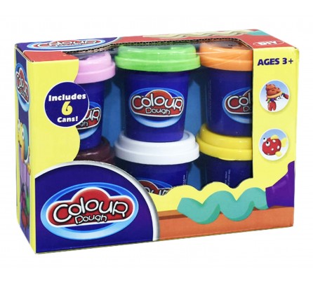 Ծեփամածիկի հավաքածու Colour-Dough 6 գույն